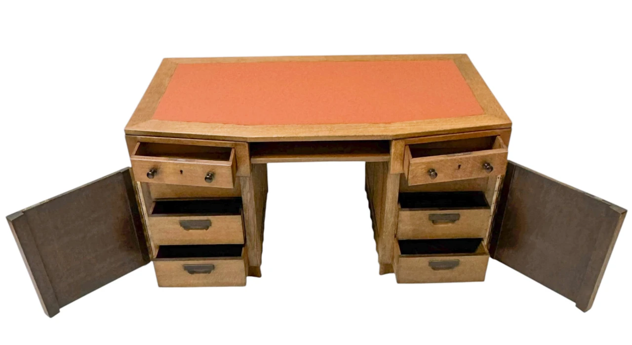 Art Deco Amsterdamse School Desk by Hildo Krop for Gebroeders Monsieur Steenwijk